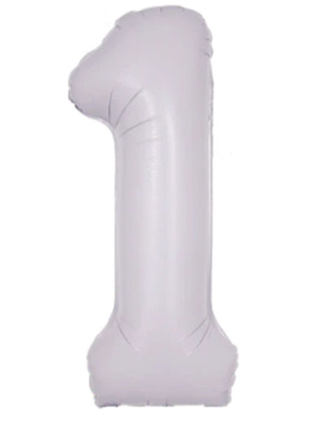 34in DecoChamp Lilac Number 1 Balloon - Joker Party Supply