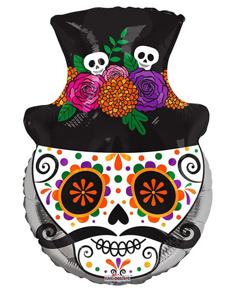 20in ConverUSA Catrin Skull Balloon