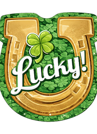 21in Anagram Lucky Horseshoe Balloon