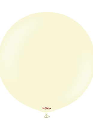 24in Kalisan Macaron Pale Yellow 2Ct - Joker Party Supply