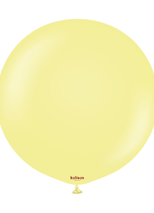 24in Kalisan Macaron Yellow 2Ct - Joker Party Supply