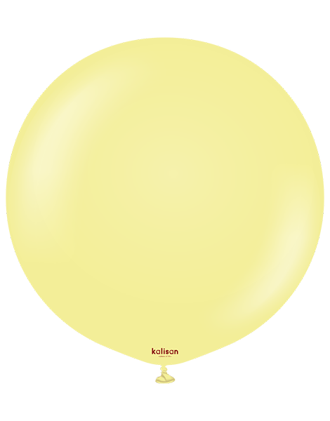 36in Kalisan Macaron Yellow 2Ct - Joker Party Supply