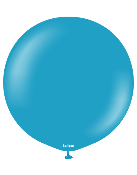 24in Kalisan Retro Deep Blue 2Ct - Joker Party Supply