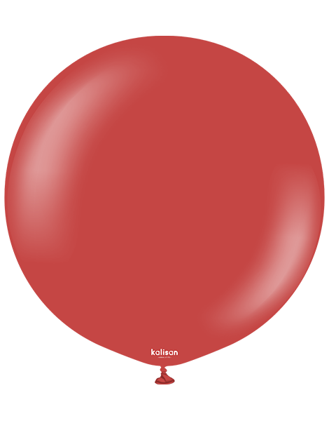 36in Kalisan Standard Deep Red 2Ct - Joker Party Supply