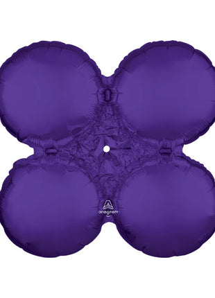 24in Anagram Large Metallic Purple Magic Arch Balloon