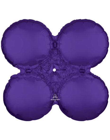 24in Anagram Large Metallic Purple Magic Arch Balloon