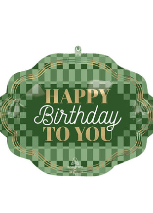 24in Anagram Stylish Sage Birthday Balloon