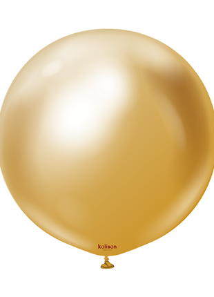 36in Kalisan Mirror Gold 2Ct - Joker Party Supply