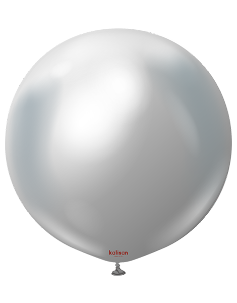 36in Kalisan Mirror Silver 2Ct - Joker Party Supply