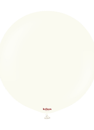 24in Kalisan Retro White 2Ct - Joker Party Supply