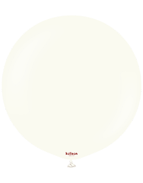 36in Kalisan Retro White 2Ct - Joker Party Supply