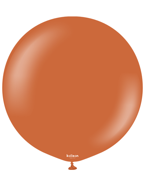 36in Kalisan Retro Rust Orange 2Ct - Joker Party Supply