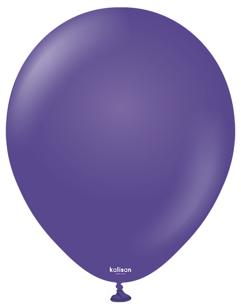 5in Kalisan Standard Violet 100Ct - Joker Party Supply