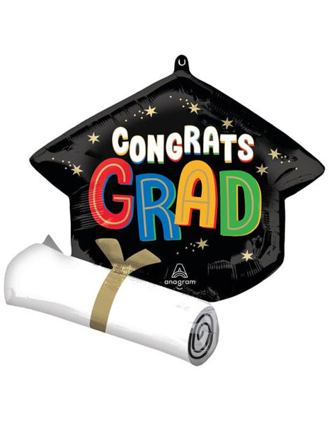 25in Anagram Bright Future Congrats Grad Balloon