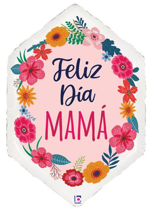 25in Betallic Flores de Satén Para el Día de la Madre Balloon