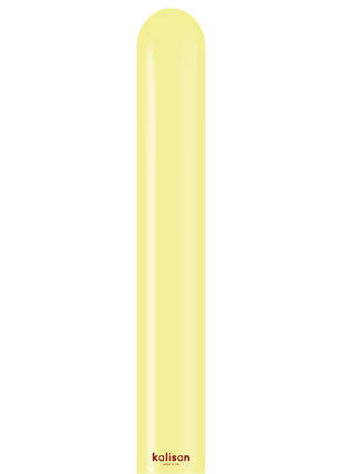 260 Kalisan Macaron Yellow 100Ct - Joker Party Supply