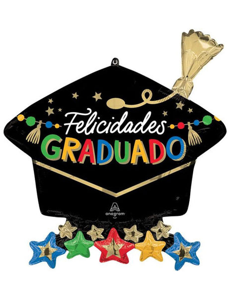 26in Anagram Grad Party Felicidades Graduado Balloon
