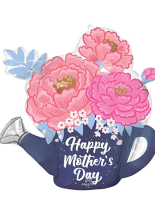 26in Anagram Satin Happy Mother's Day Peony Garden Balloon