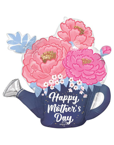 26in Anagram Satin Happy Mother's Day Peony Garden Balloon