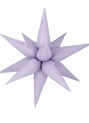 26in DecoChamp Lilac Starburst Balloon - Joker Party Supply