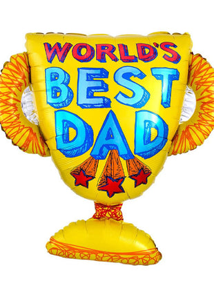 27in Anagram Best Dad Trophy Balloon