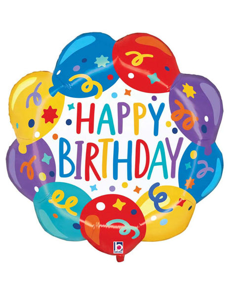 27in Anagram Birthday Wreath Balloon