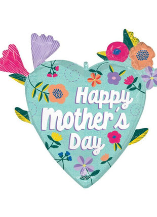 27in Anagram Happy mother's Day Threaded Love Balloon