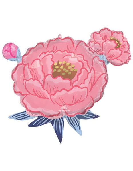 27in Anagram Satin Peony Garden Balloon