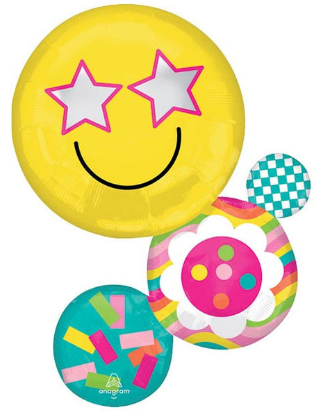 28in Anagram Happy Vibes Balloon