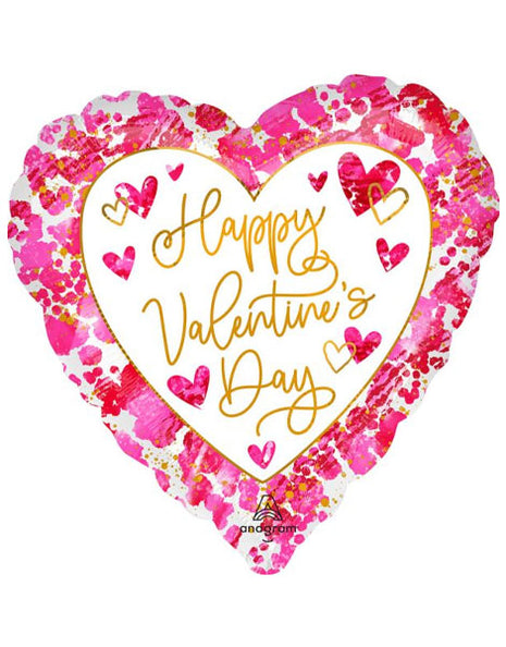 28in Anagram Heartful Valentine's Day Balloon