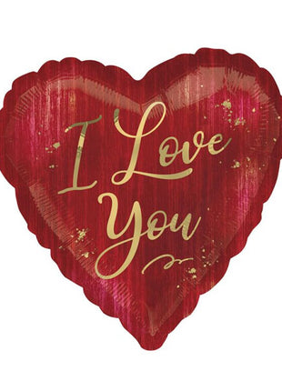 28in Anagram I Love You Rouge Balloon