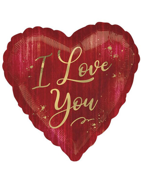 28in Anagram I Love You Rouge Balloon