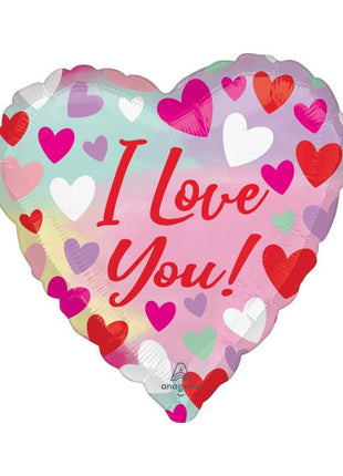 28in Anagram Pastel Love Balloon