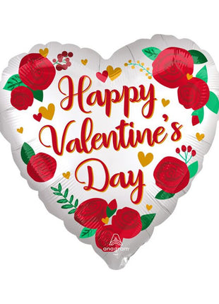 28in Anagram Satin Infused Happy Valentine's Day Roses Balloon