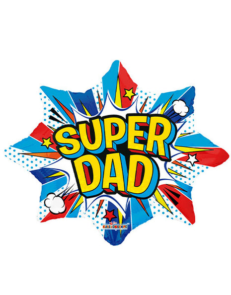 28in ConverUSA Super Dad Comic Burst Balloon