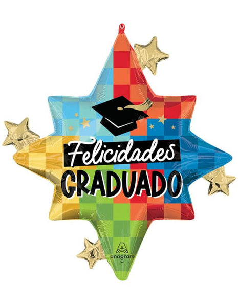 29in Anagram Diploma Check Felicidades Graduado Balloon