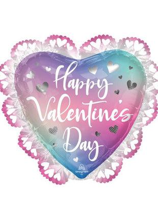 29in Anagram Happy Valentine's Day Filtered Ombré Balloon