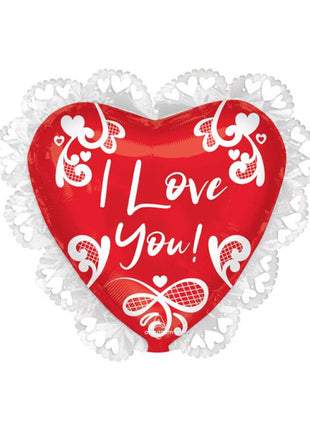 29in Anagram I Love You Lace Intracates Balloon