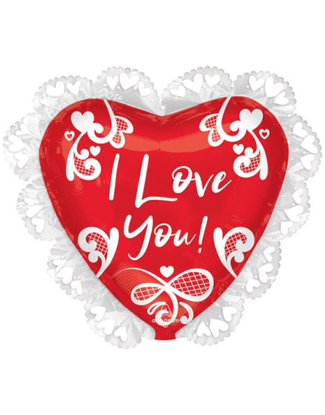 29in Anagram I Love You Lace Intracates Balloon