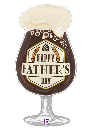 29in Betallic Father's Day Craft Beer Glass Balloon