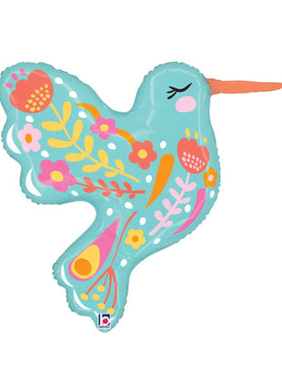 29in Betallic Fun Folk Hummingbird Balloon