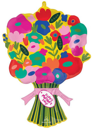 30in Anagram Happy Mother's Day Hothouse Petals Balloon