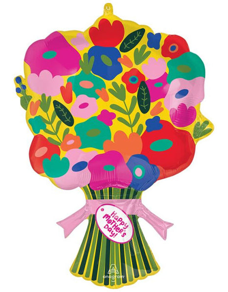 30in Anagram Happy Mother's Day Hothouse Petals Balloon