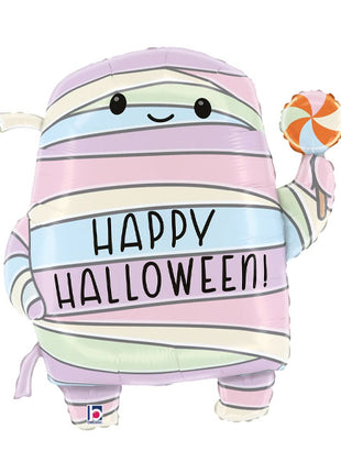 30in Betallic Pastel Halloween Mummy Balloon