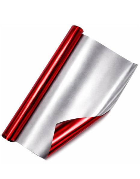 30in Metallic Red Cellophane Roll 100ft