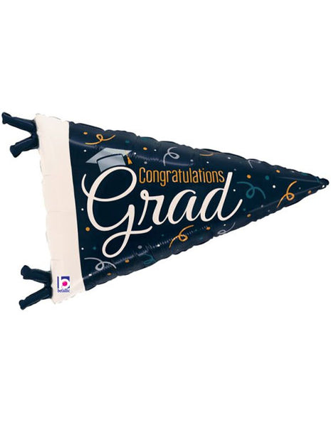 31in Betallic Congratulations Grad Pennant Balloon