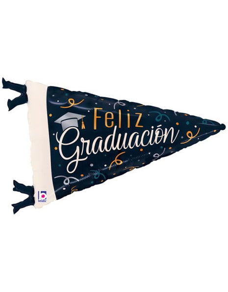 31in Betallic Feliz Graduación Banderín Balloon