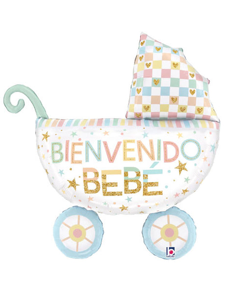 32in Baetallic Cochecito de Bebé (Baby Carriage) Balloon