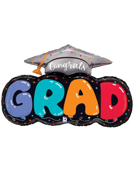 32in Betallic Congrats Grad Balloon Letters Balloon