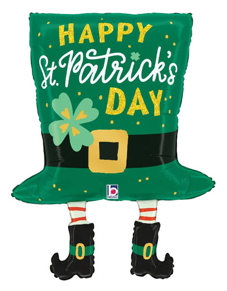 32in Betallic St. Pat's Top Hat Balloon